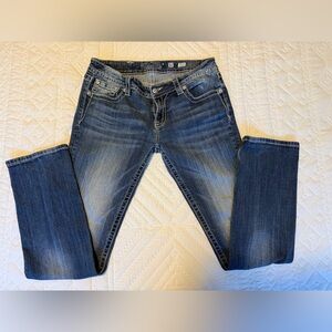 Miss Me Signature Straight Jeans Embellished Back Pockets